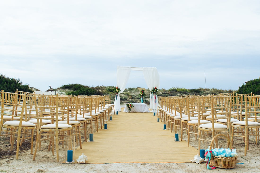 ceremonia en la playa
