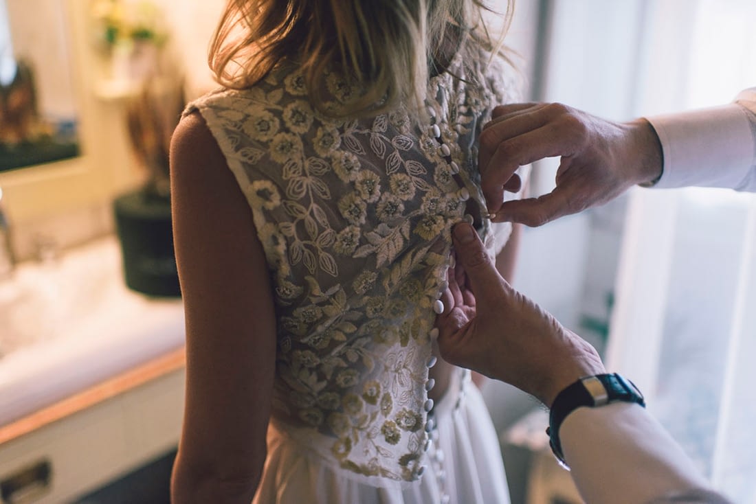 vestido espectacular boda campestre y original mallorca